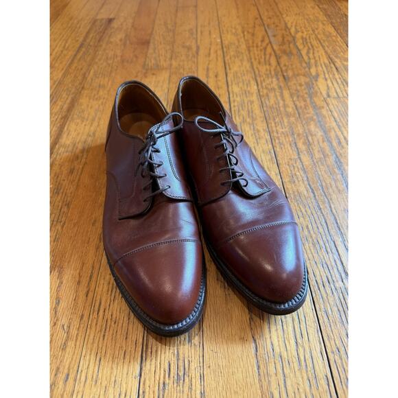 Alden Other - Alden Dress Shoes Mens Size 12 B/D Brown Leather Cap Toe Oxford Made in USA 972